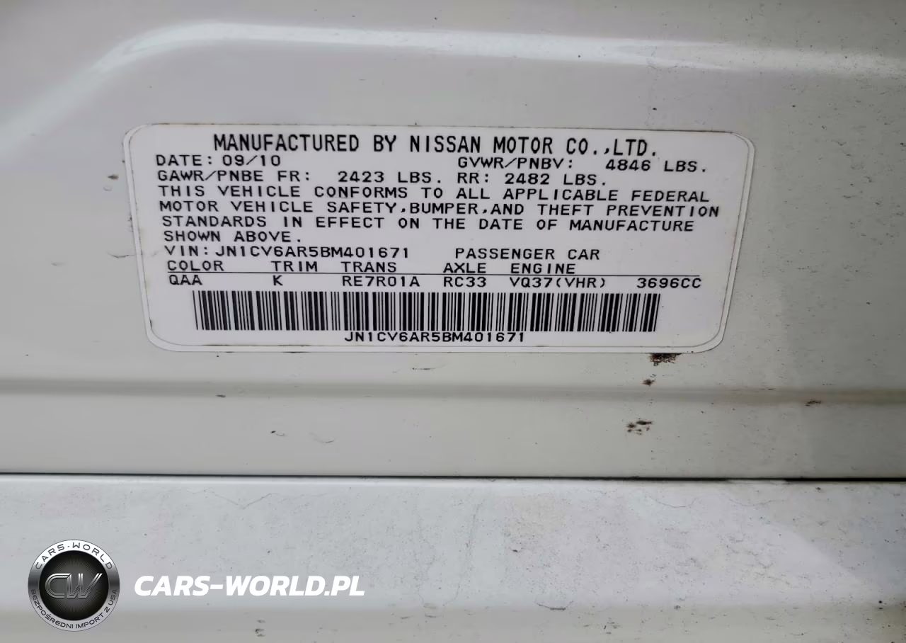 2011 Infiniti G37 Sedan X VIN:JN1CV6AR5BM401671 - 12