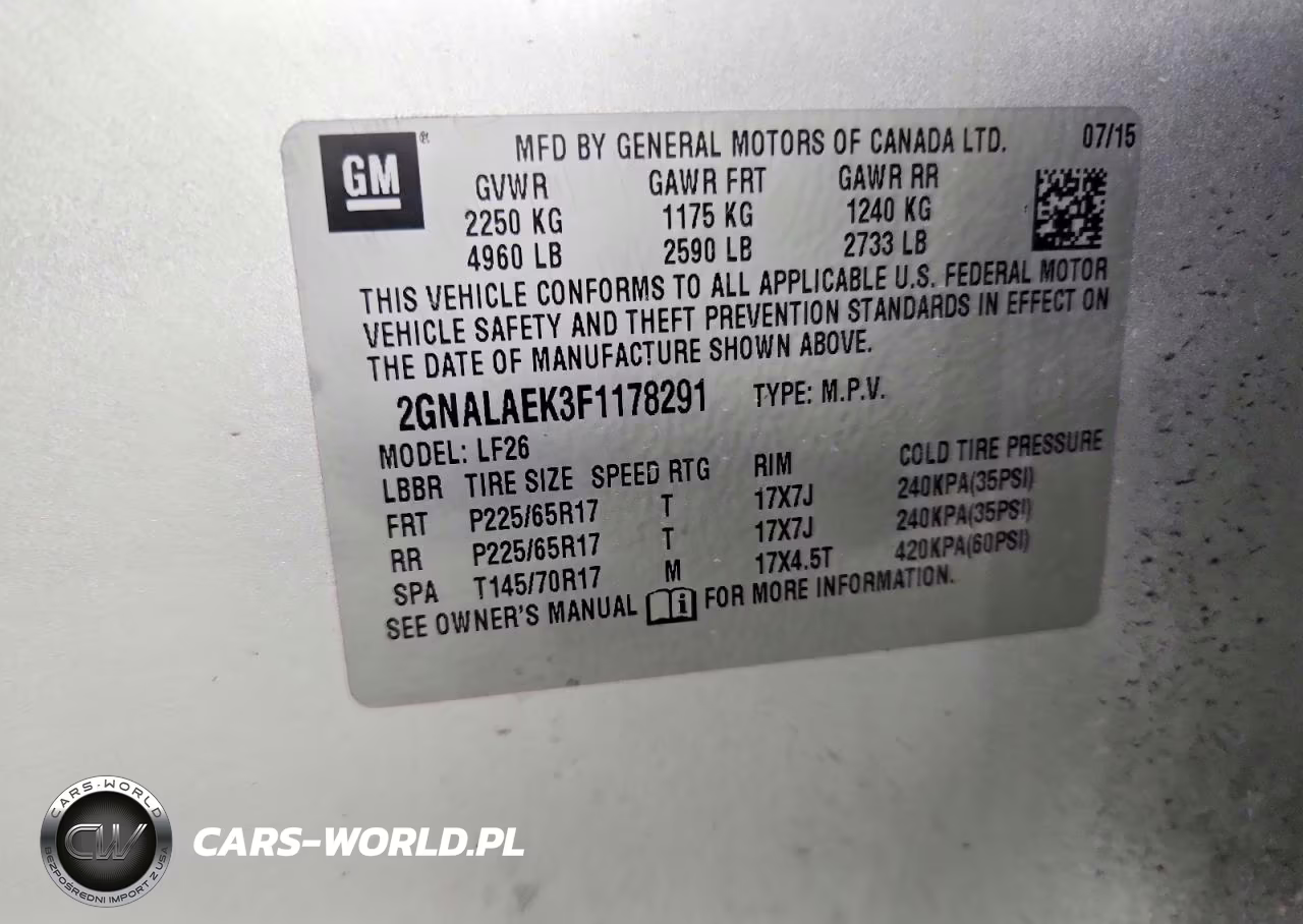 2015 Chevrolet Equinox Ls VIN:2GNALAEK3F1178291 - 12