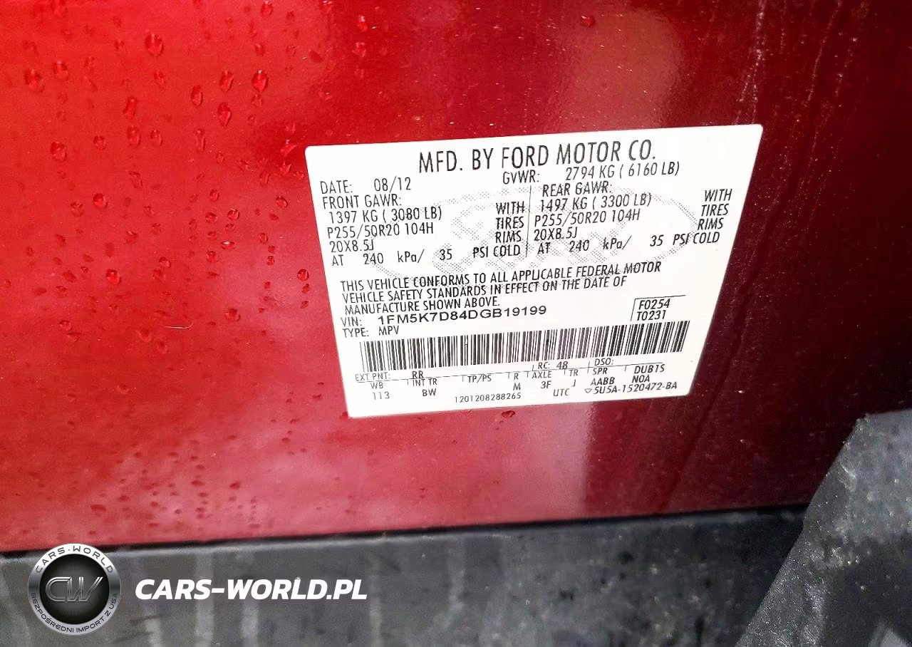 2013 Ford Explorer Xlt VIN:1FM5K7D84DGB19199 - 14
