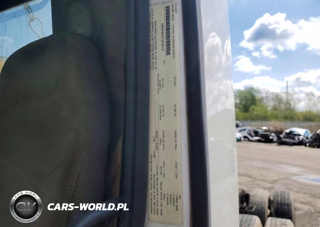 2012 Volvo Vnl Semi Truck VIN:4V4NC9EJ0CN542889 - 10