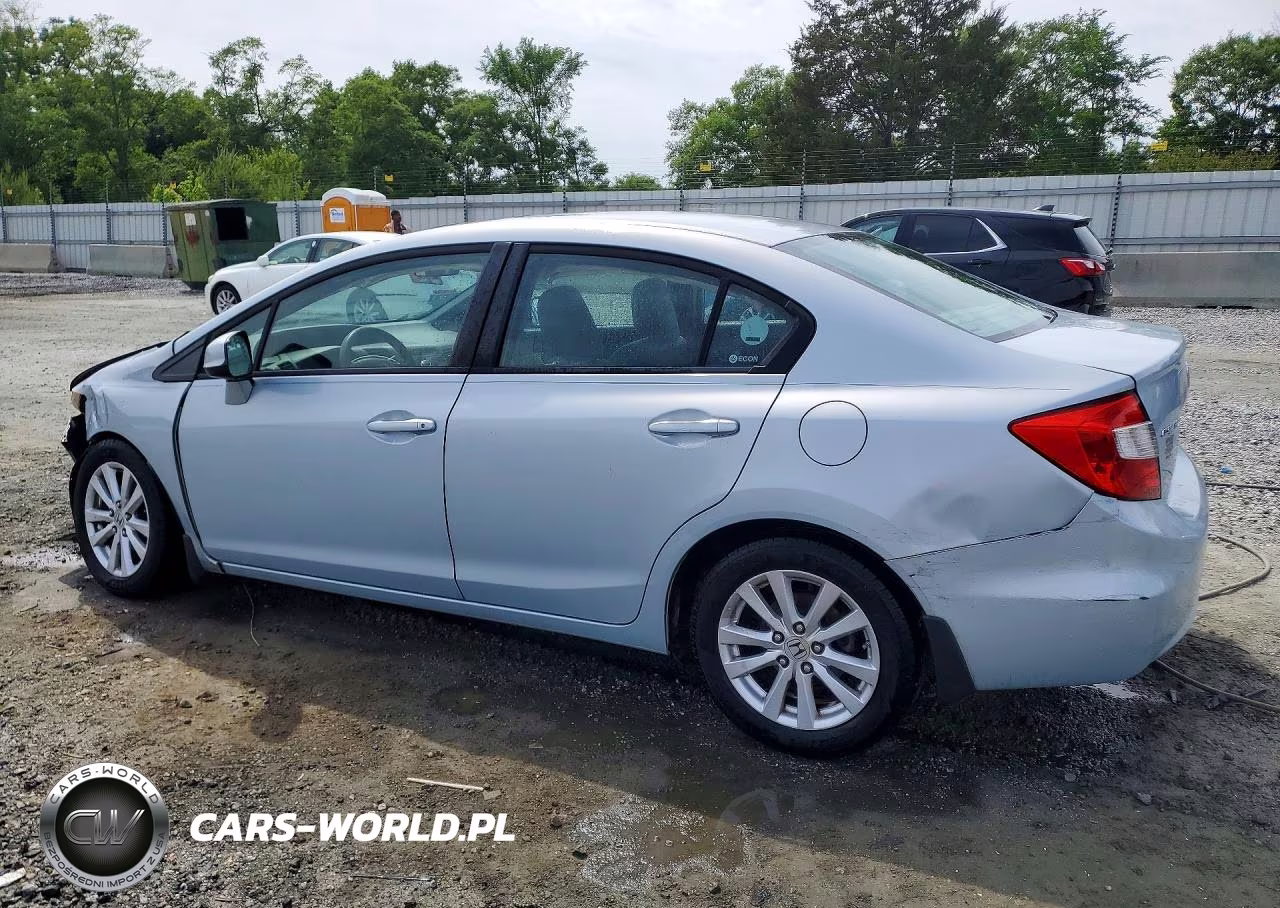 2012 Honda Civic Ex VIN:2HGFB2F83CH522989 - 2