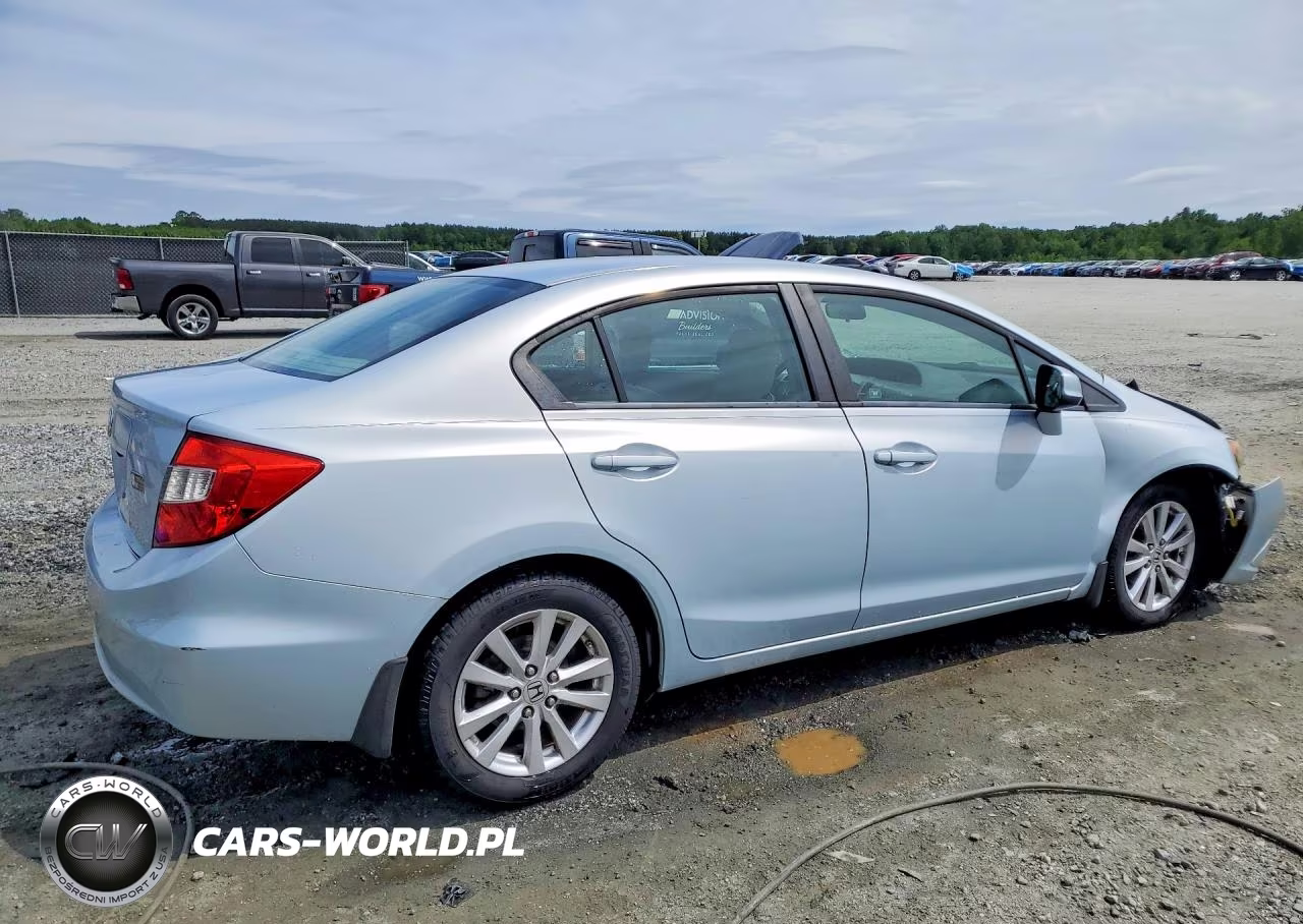 2012 Honda Civic Ex VIN:2HGFB2F83CH522989 - 3