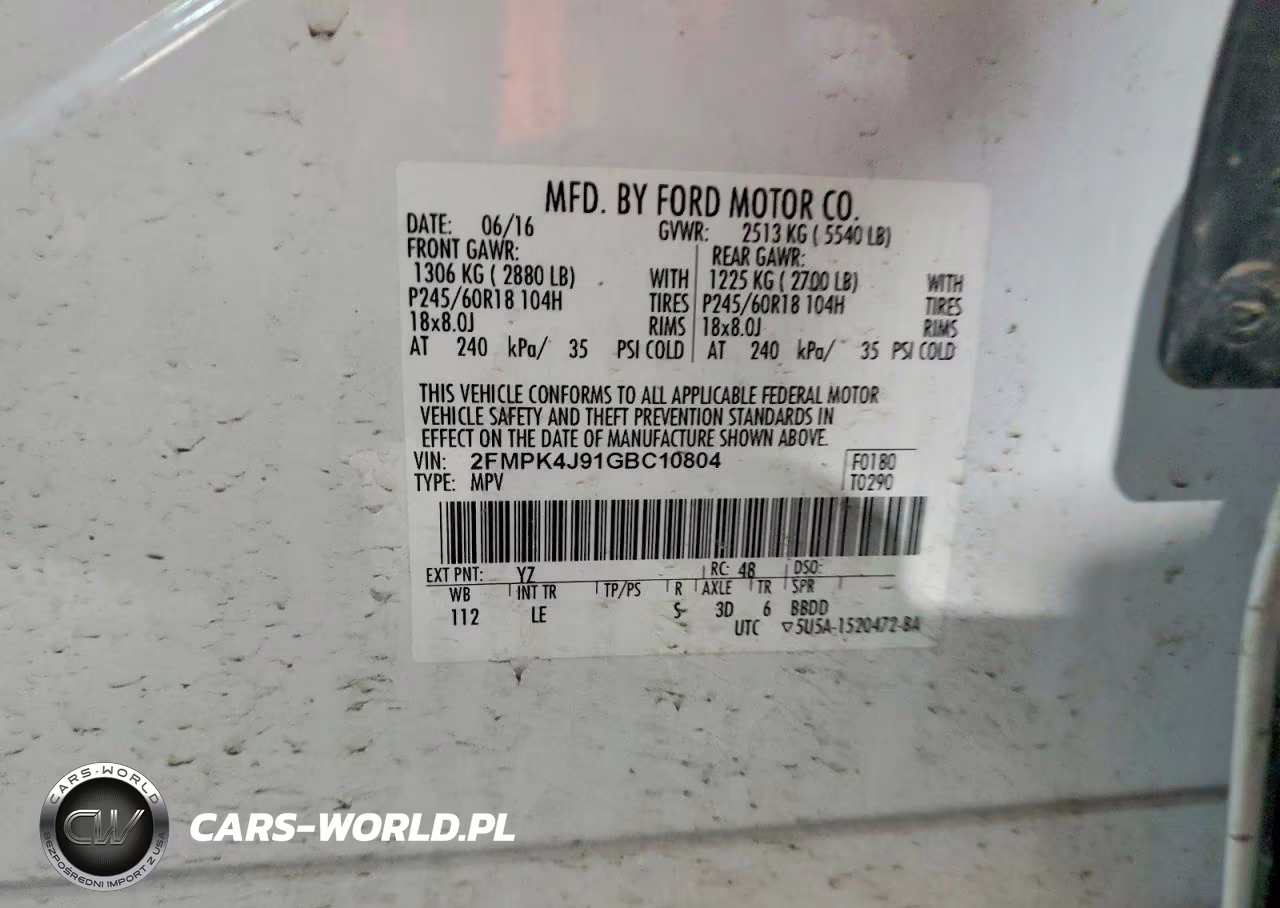 2016 Ford Edge Sel VIN:2FMPK4J91GBC10804 - 13
