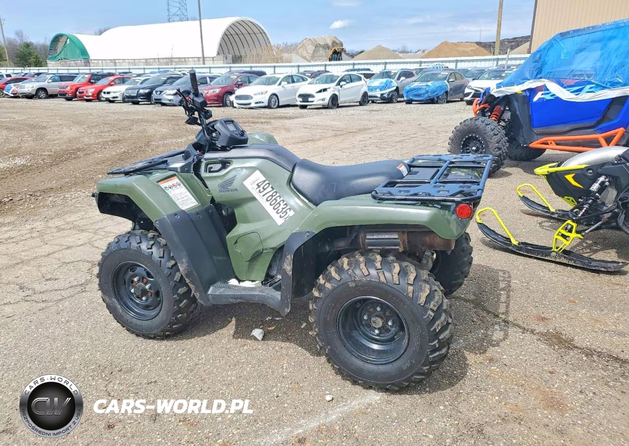 2022 Honda Rancher Atv VIN:1HFTE40MXN4800304 - 3