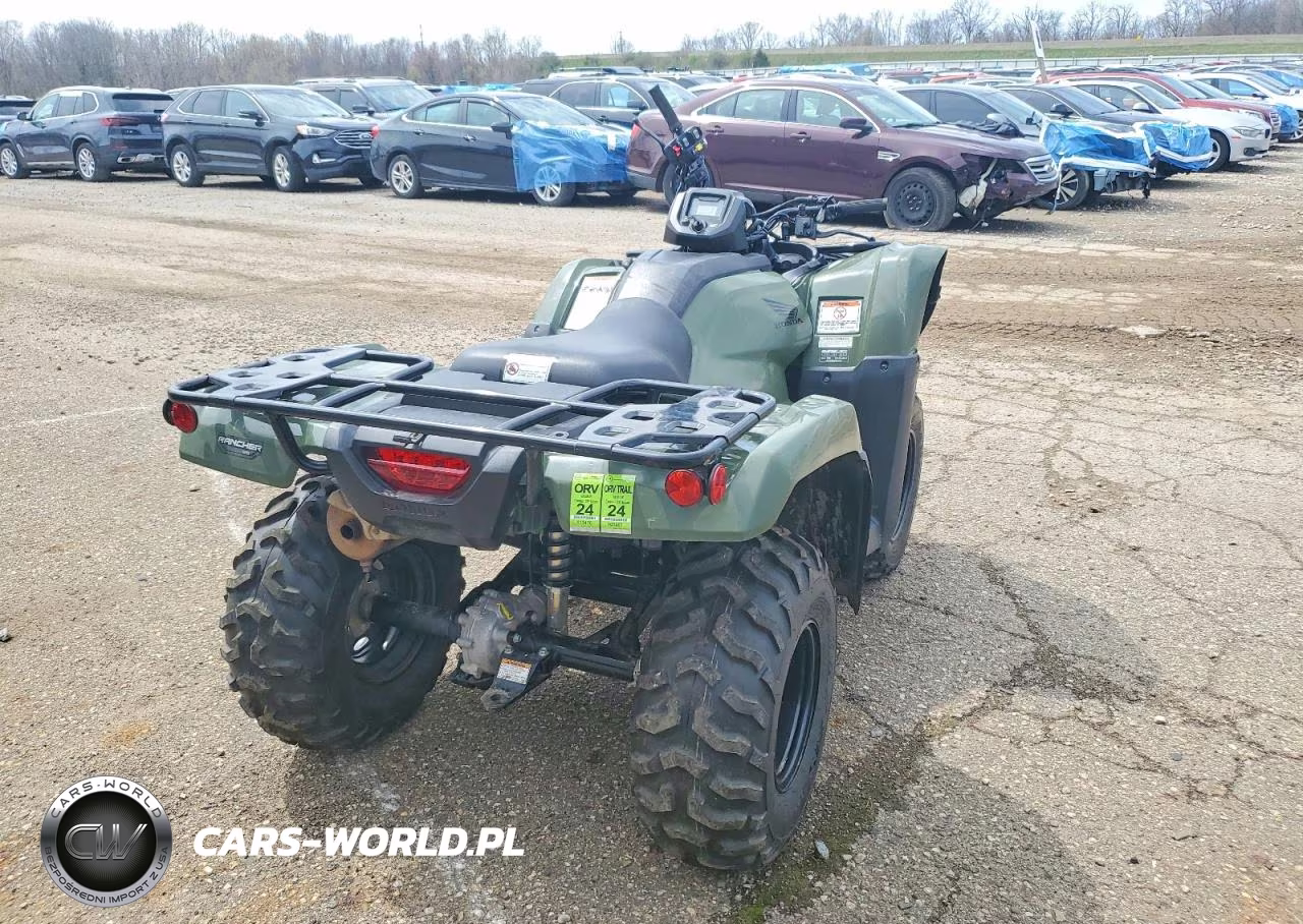 2022 Honda Rancher Atv VIN:1HFTE40MXN4800304 - 4