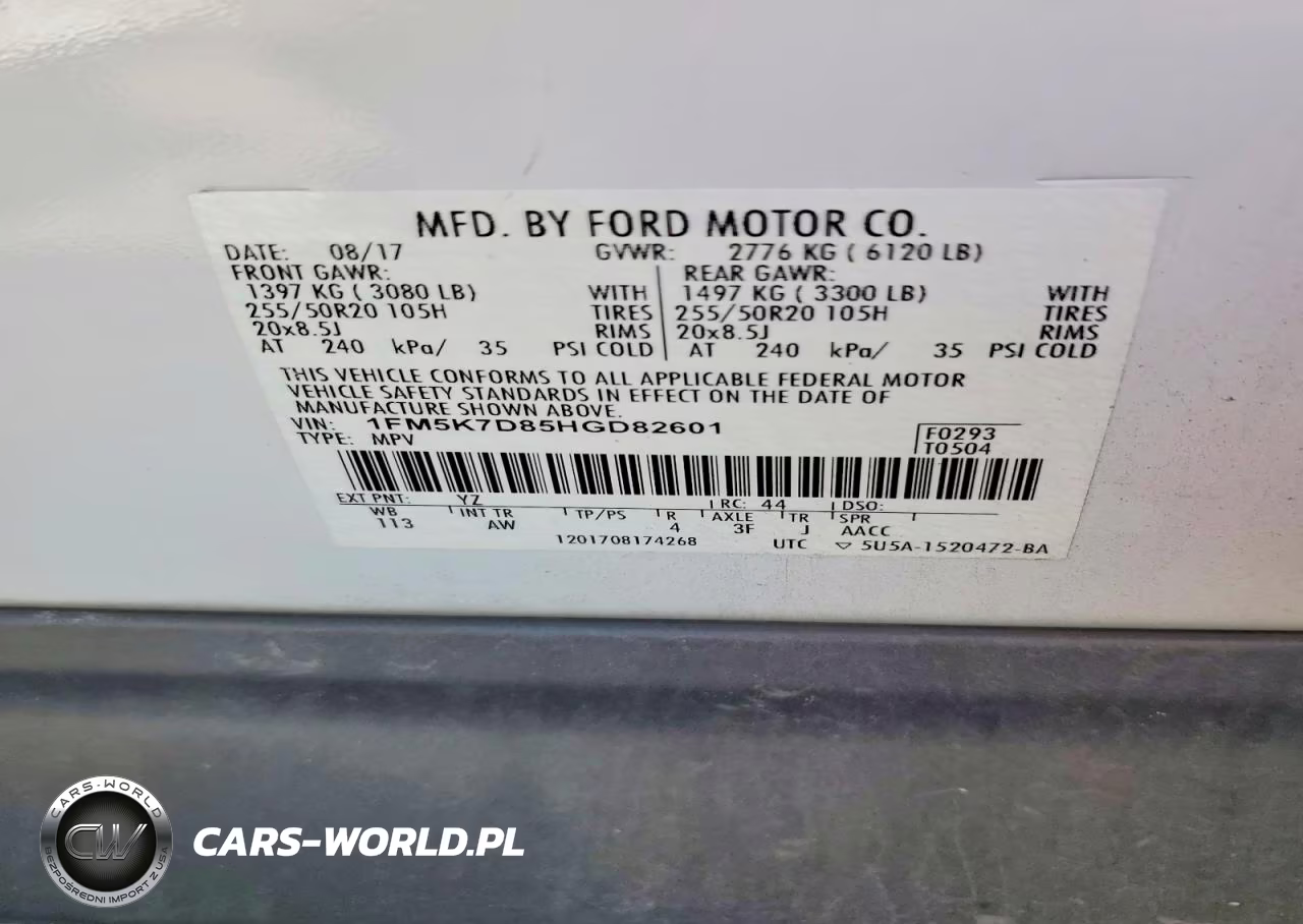 2017 Ford Explorer Xlt VIN:1FM5K7D85HGD82601 - 14