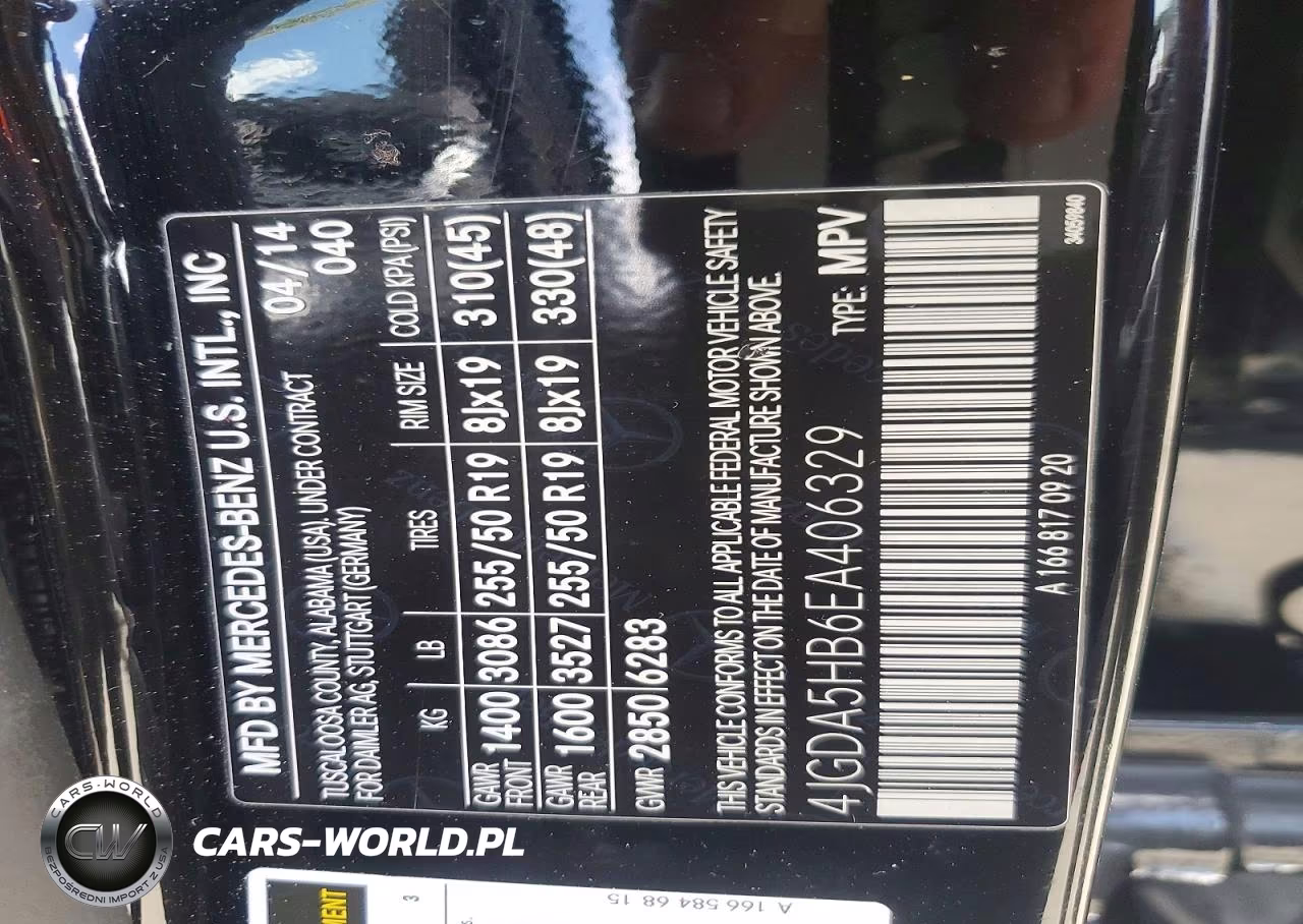 2014 Mercedes-Benz Ml 350 4Matic VIN:4JGDA5HB6EA406329 - 13