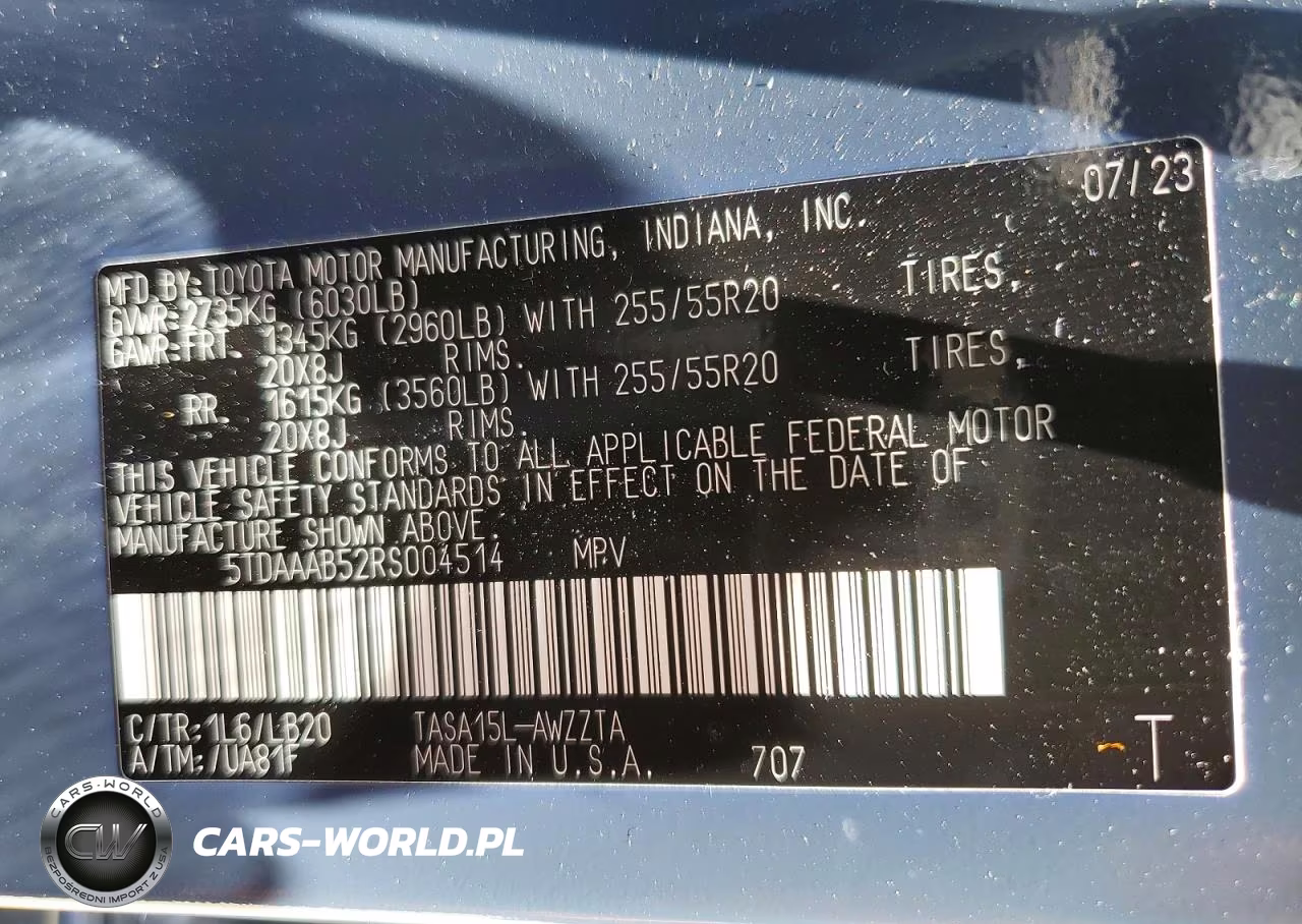 2024 Toyota Grand Highlander Platinum VIN:5TDAAAB52RS004514 - 13