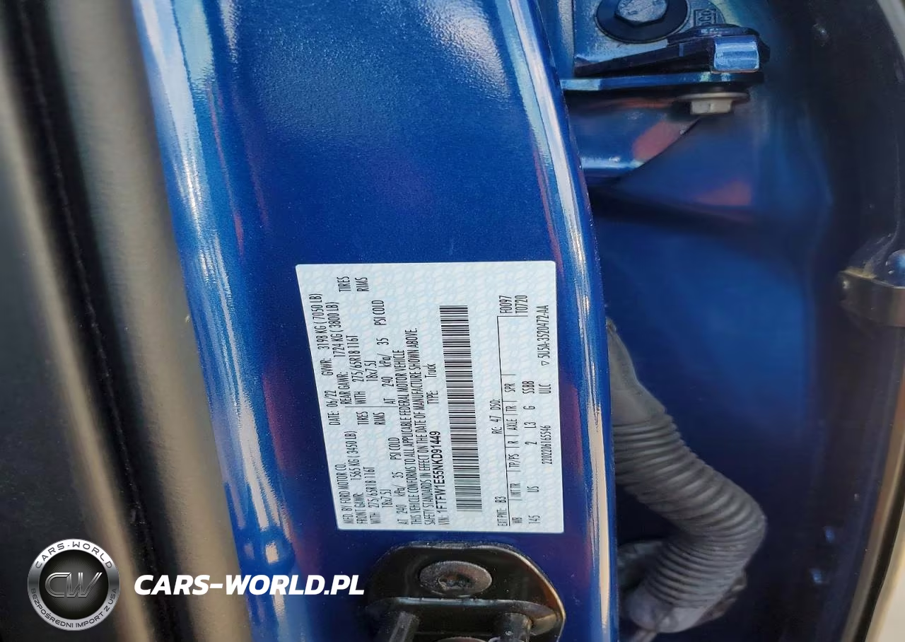 2022 Ford F150 Supercrew VIN:1FTFW1E55NKD91449 - 13