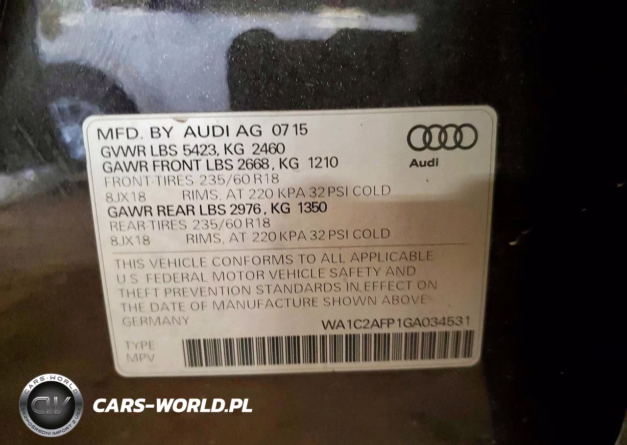 2016 Audi Q5 Premium VIN:WA1C2AFP1GA034531 - 13