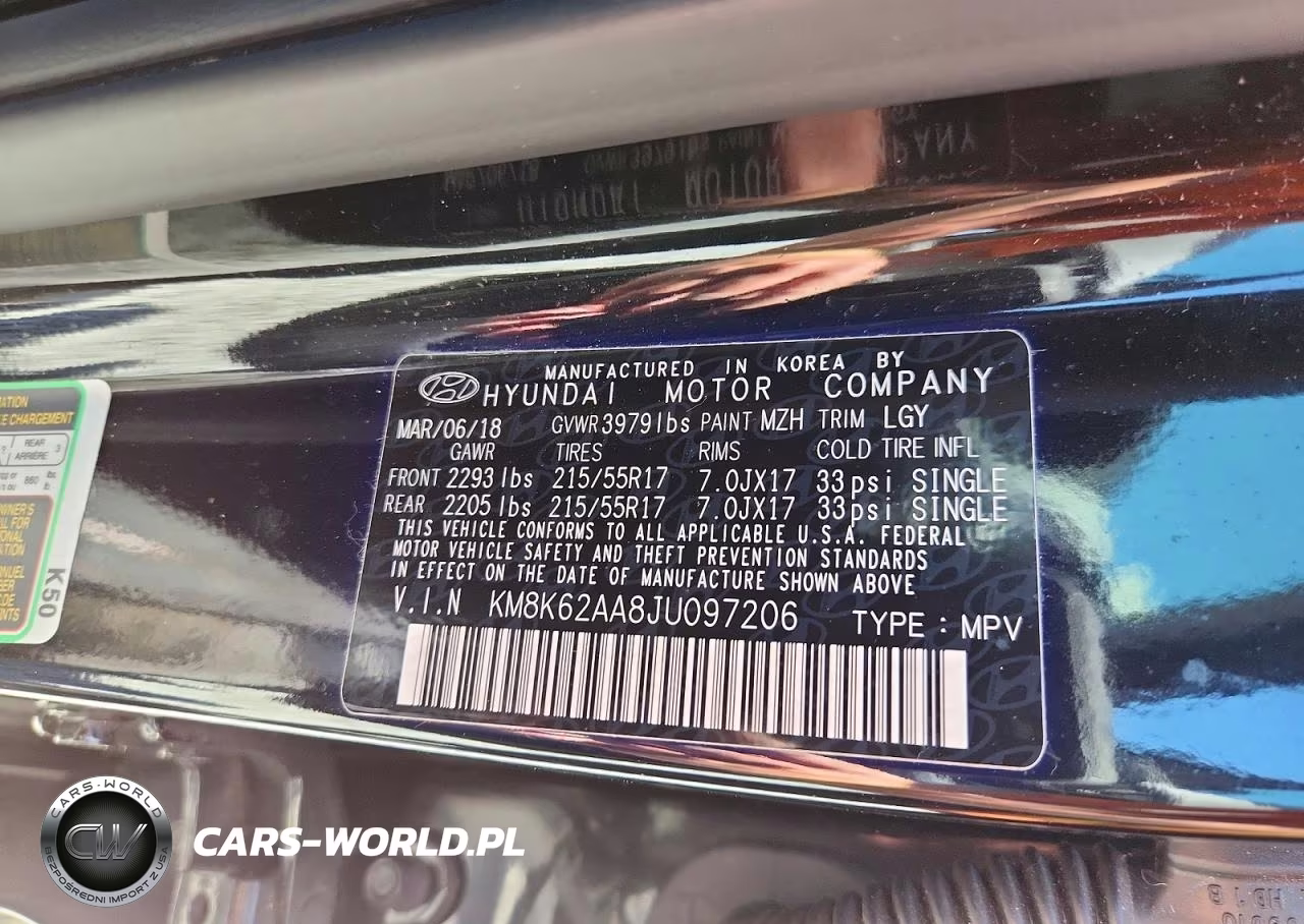 2018 Hyundai Kona Sel VIN:KM8K62AA8JU097206 - 13