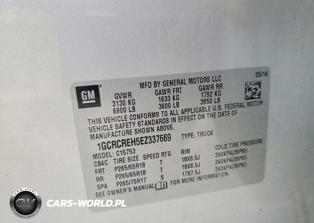 2014 Chevrolet Silverado C1500 Lt VIN:1GCRCREH5EZ337669 - 13