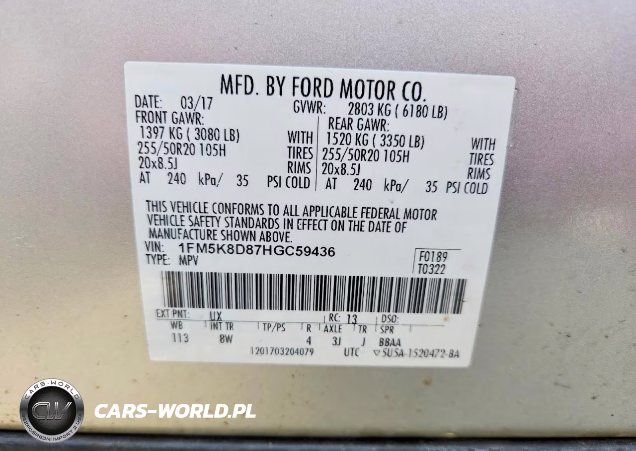 2017 Ford Explorer Xlt VIN:1FM5K8D87HGC59436 - 13