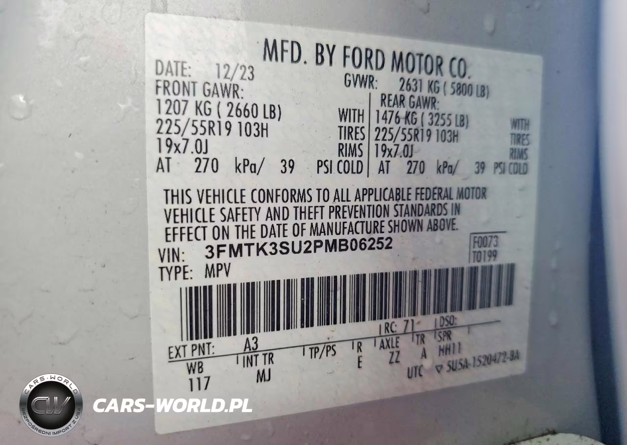 2023 Ford Mustang Mach-E Premium VIN:3FMTK3SU2PMB06252 - 14
