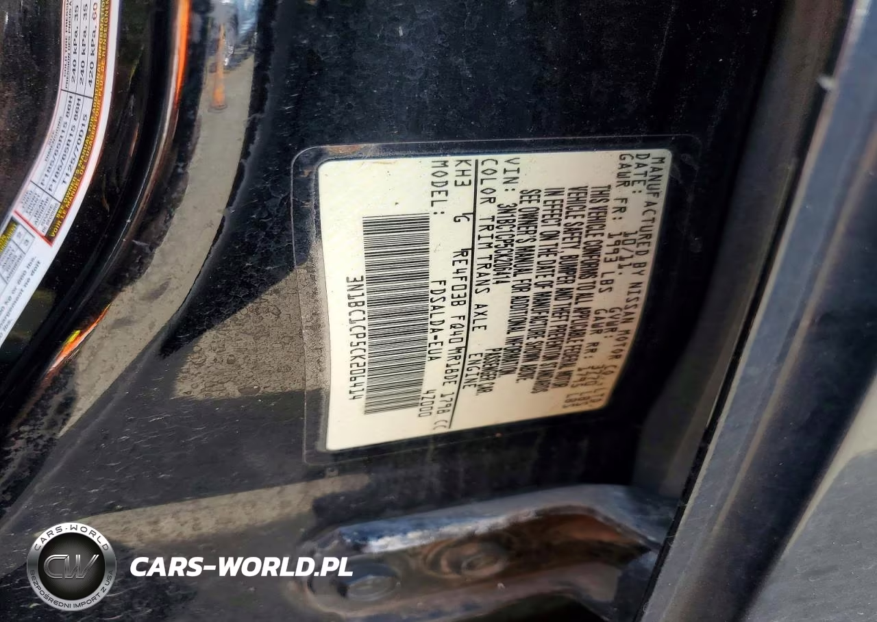 2012 Nissan Versa 1.8 S VIN:3N1BC1CP5CK206414 - 12