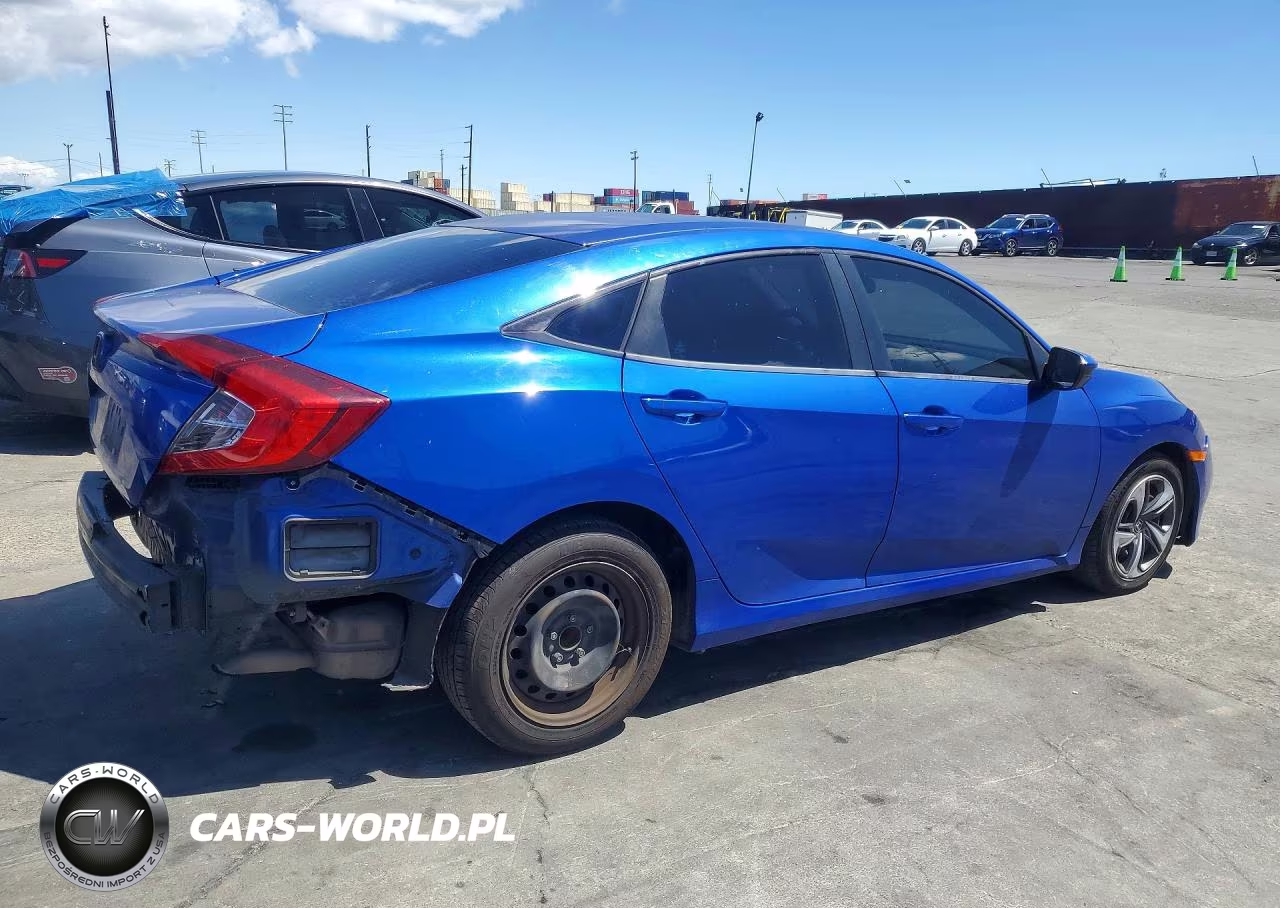 2019 Honda Civic Lx VIN:19XFC2F63KE048904 - 3