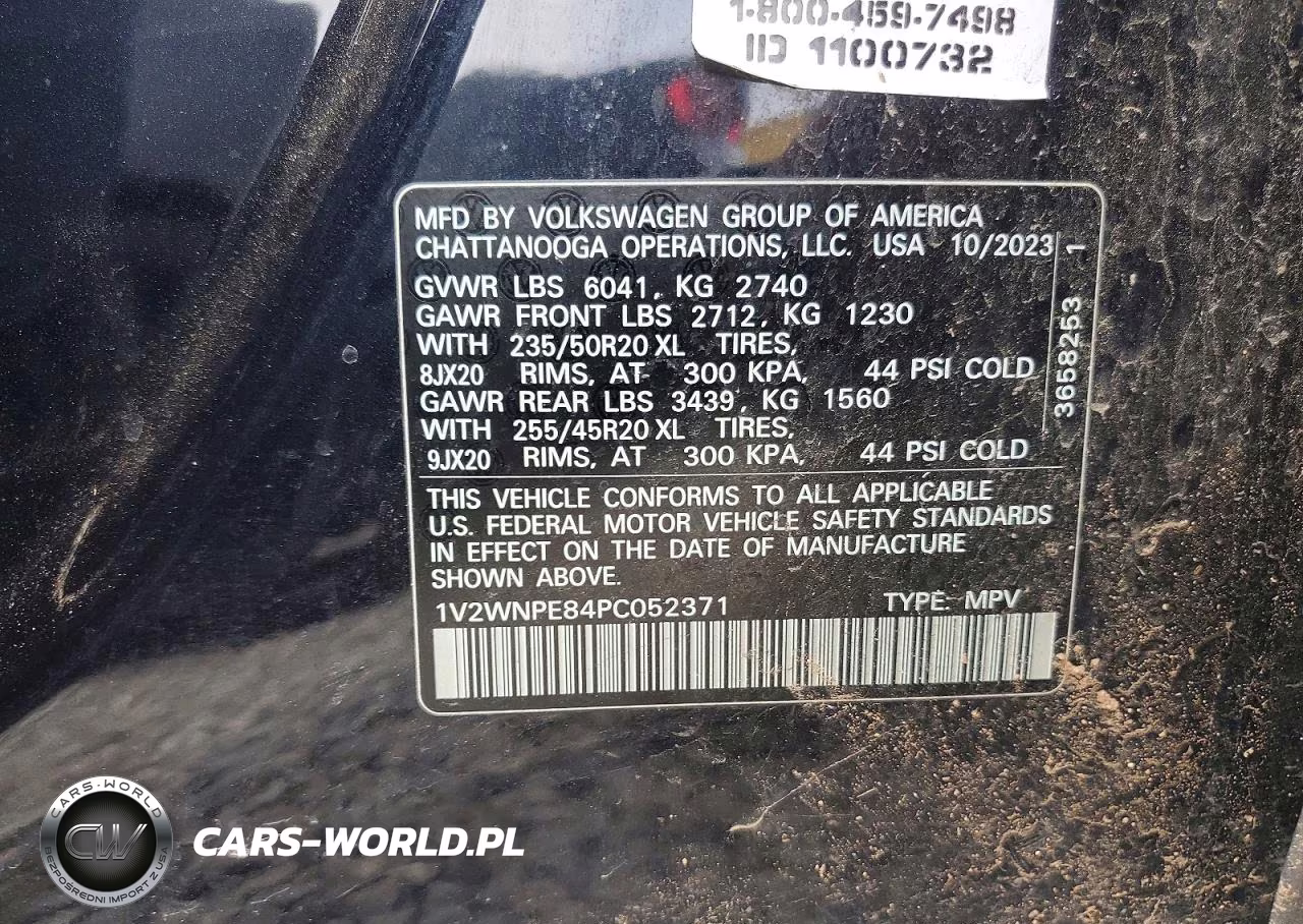 2023 Volkswagen Id.4 Pro S VIN:1V2WNPE84PC052371 - 12