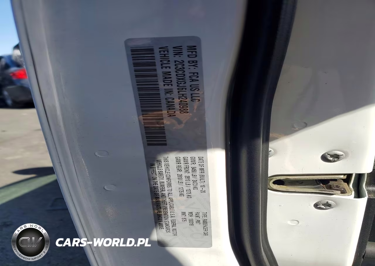 2020 Dodge Charger Scat Pack VIN:2C3CDXGJ6LH240988 - 12