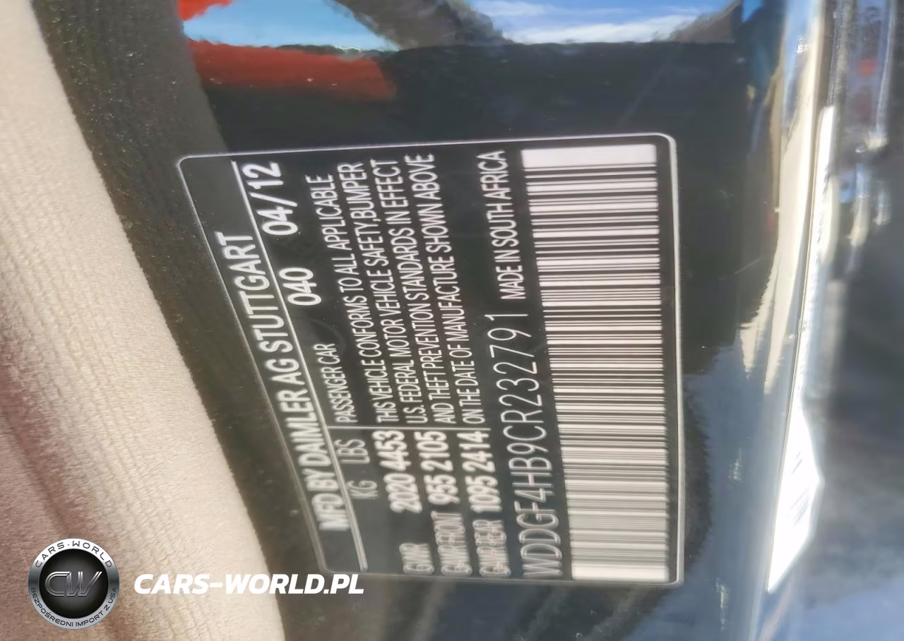 2012 Mercedes-Benz C 250 VIN:WDDGF4HB9CR232791 - 12