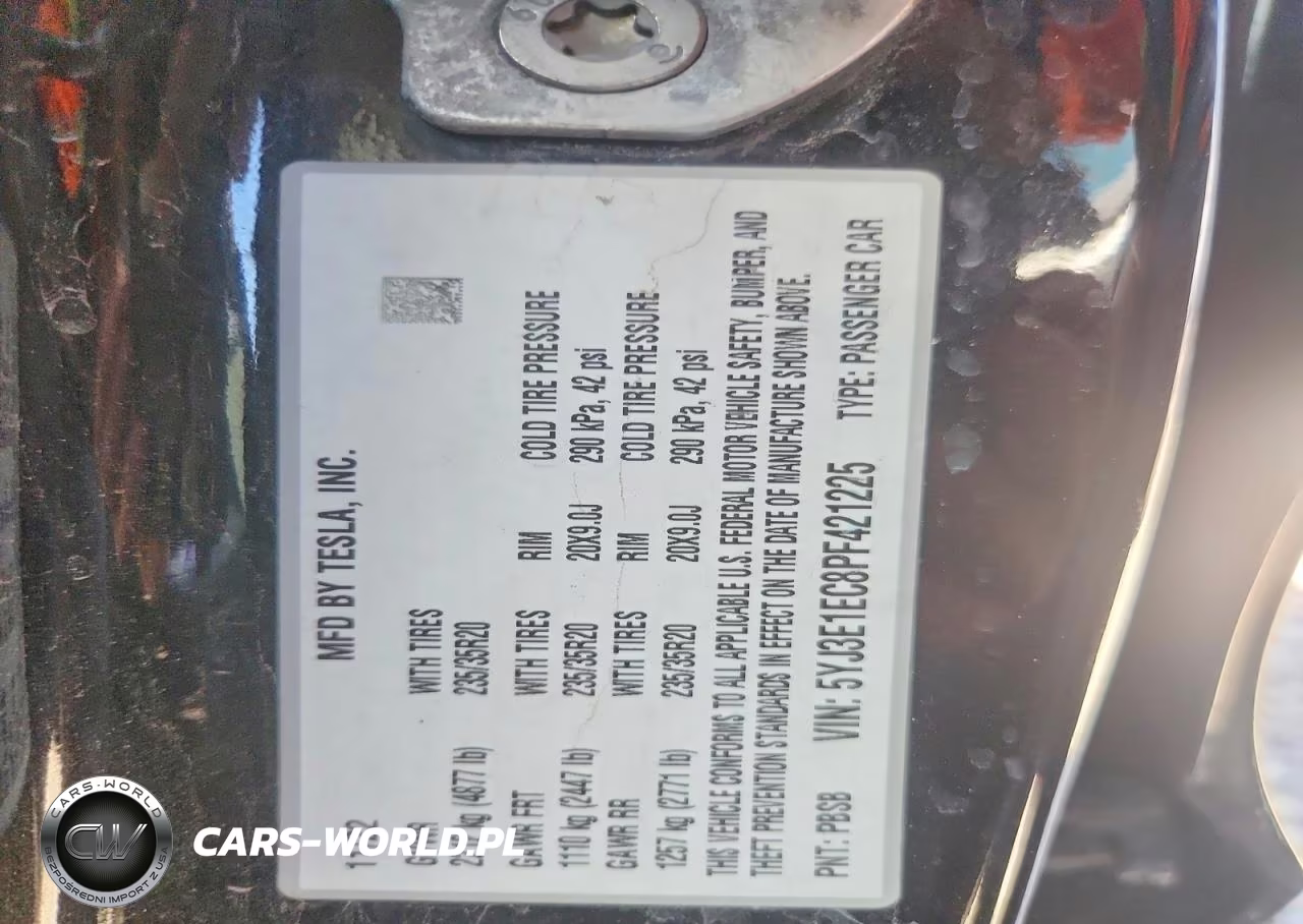 2023 Tesla Model 3 VIN:5YJ3E1EC8PF421225 - 12
