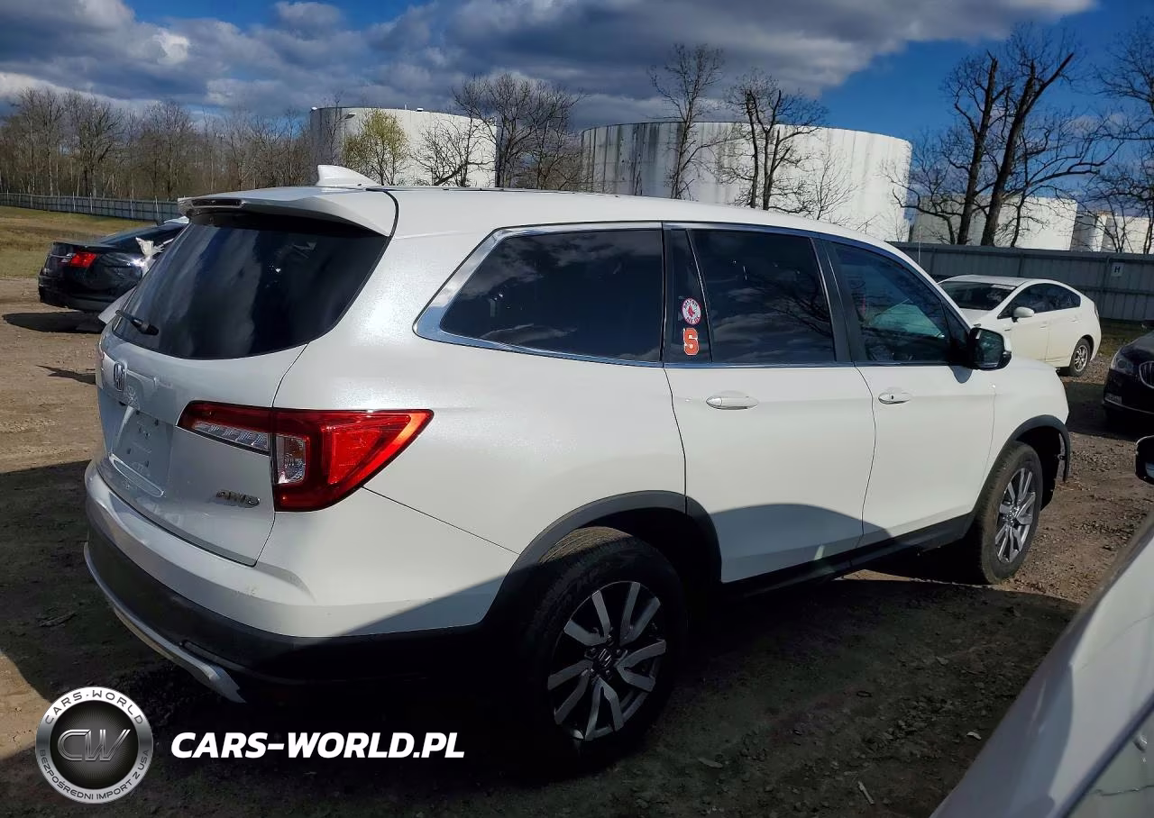 2021 Honda Pilot Ex VIN:5FNYF6H38MB054950 - 3