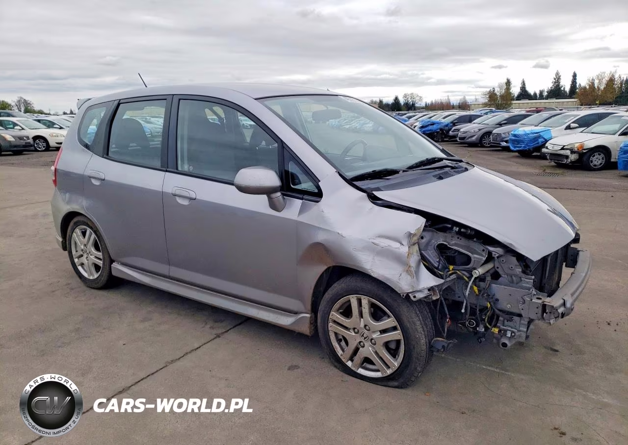 2007 Honda Fit S VIN:JHMGD38647S030418 - 4