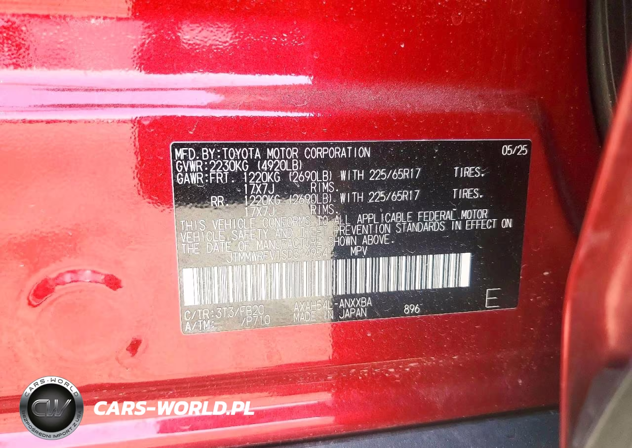 2025 Toyota Rav4 Le VIN:JTMMWRFV1SD314954 - 12