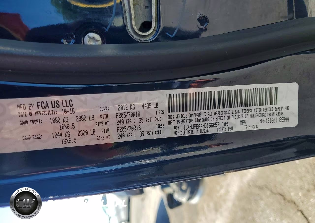 2017 Jeep Patriot Sport VIN:1C4NJPBA4HD166057 - 14