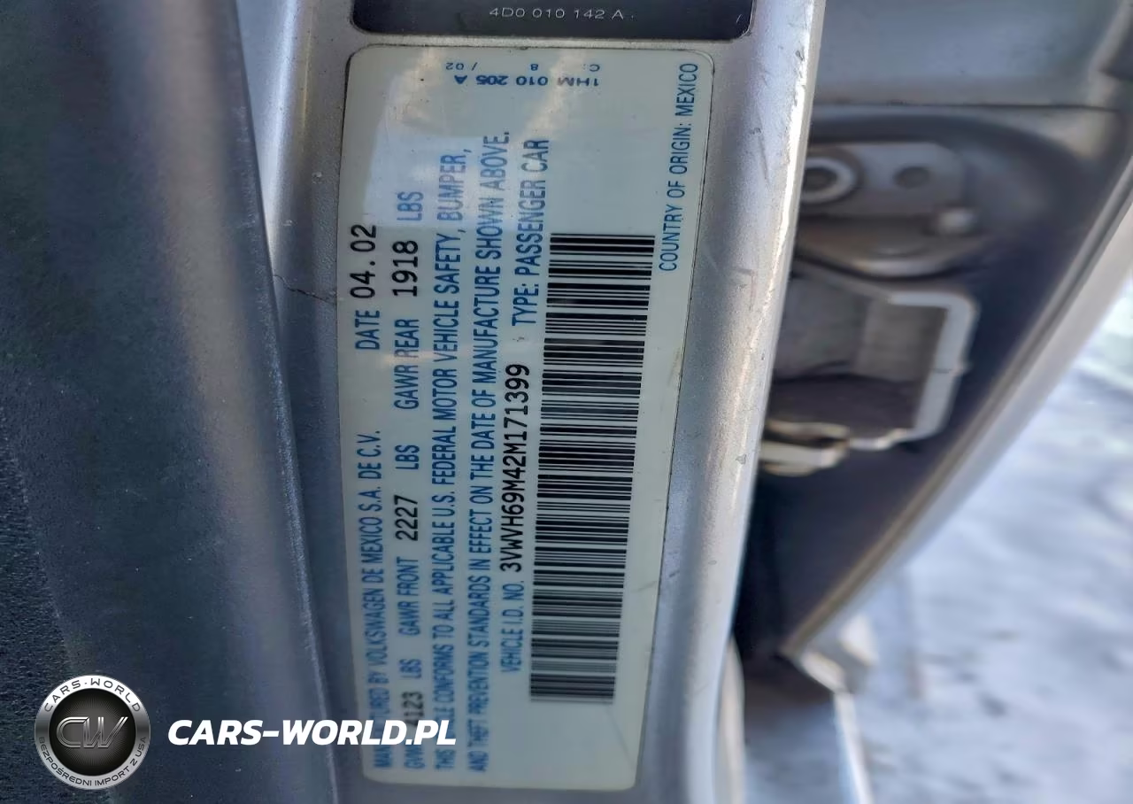 2002 Volkswagen Jetta Gli VIN:3VWVH69M42M171399 - 12
