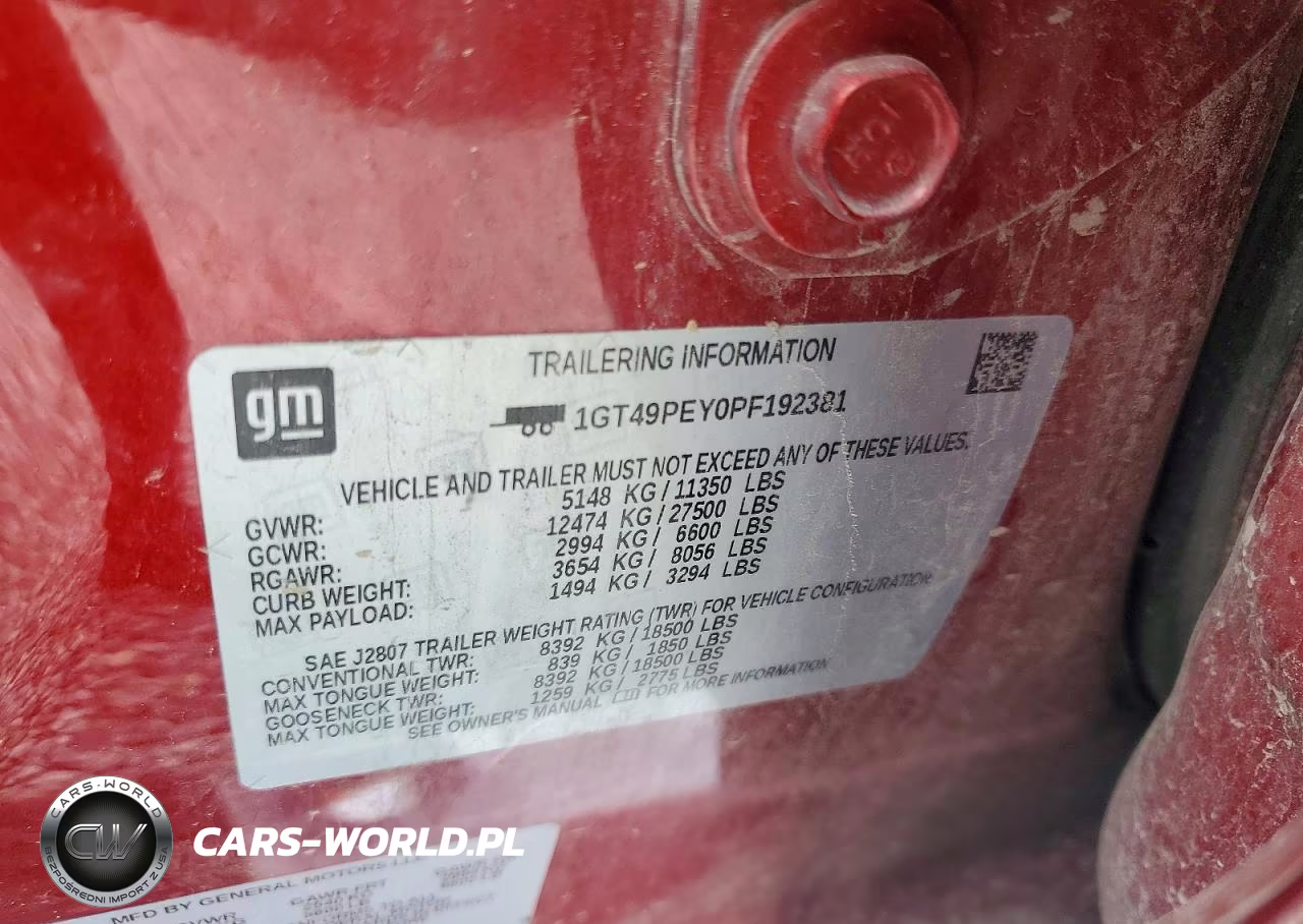 2023 GMC Sierra K2500 At4 VIN:1GT49PEY0PF192381 - 13