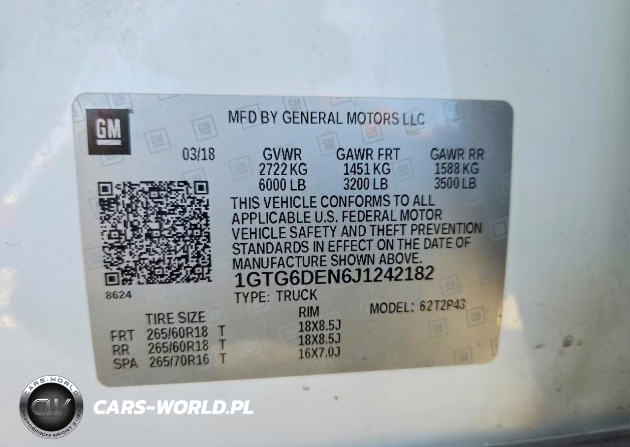 2018 GMC Canyon Slt VIN:1GTG6DEN6J1242182 - 12