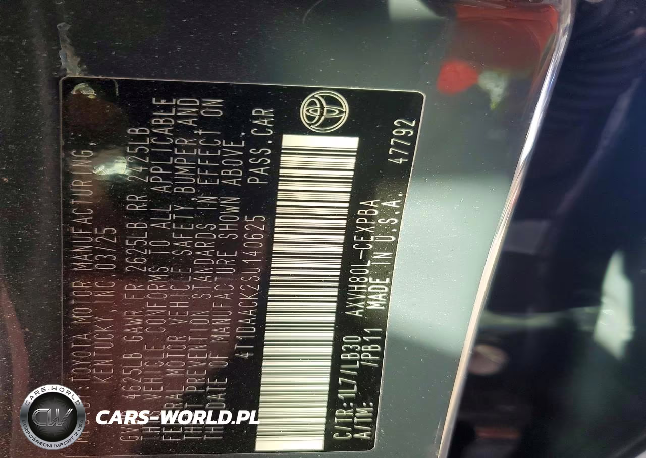2025 Toyota Camry Xse VIN:4T1DAACK2SU140625 - 12