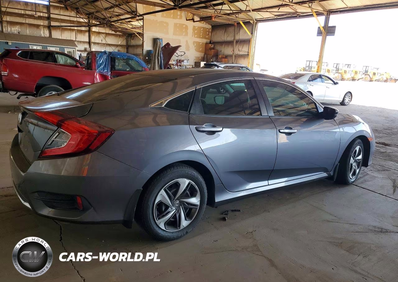 2019 Honda Civic Lx VIN:19XFC2F6XKE051301 - 3