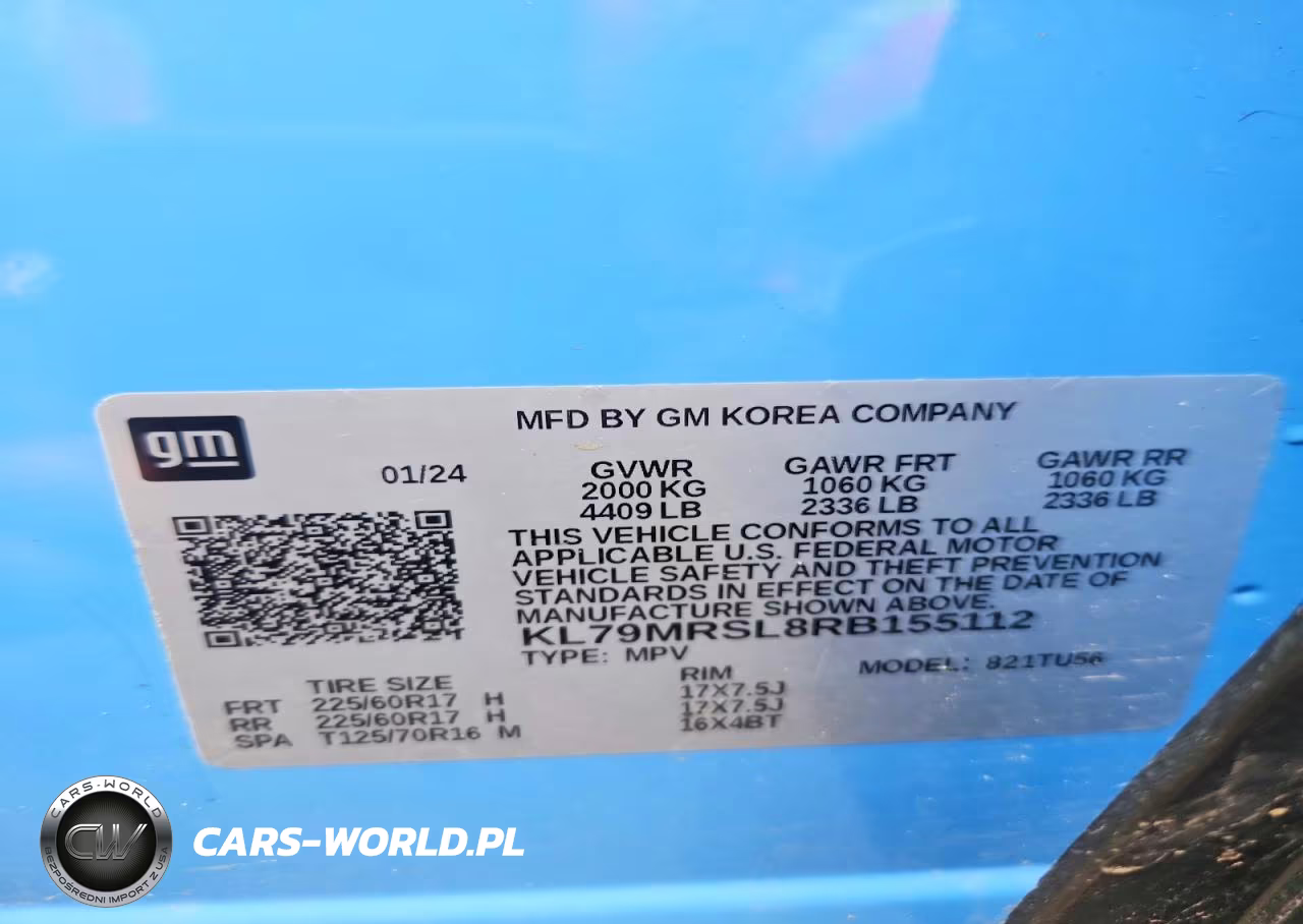2024 Chevrolet Trailblazer Lt VIN:KL79MRSL8RB155112 - 14