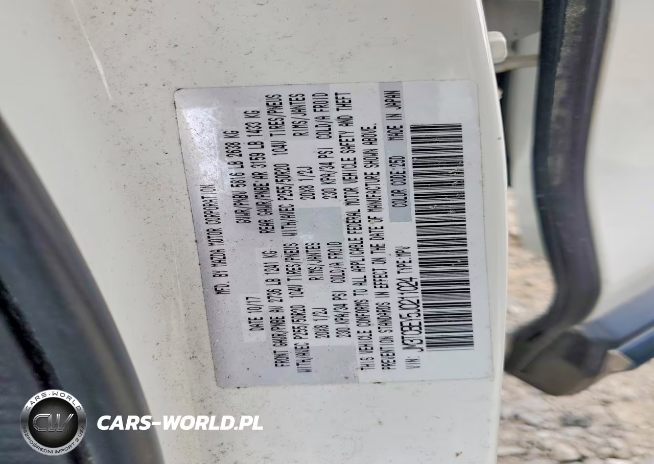 2018 Mazda Cx-9 Signature VIN:JM3TCBEY5J0211024 - 14