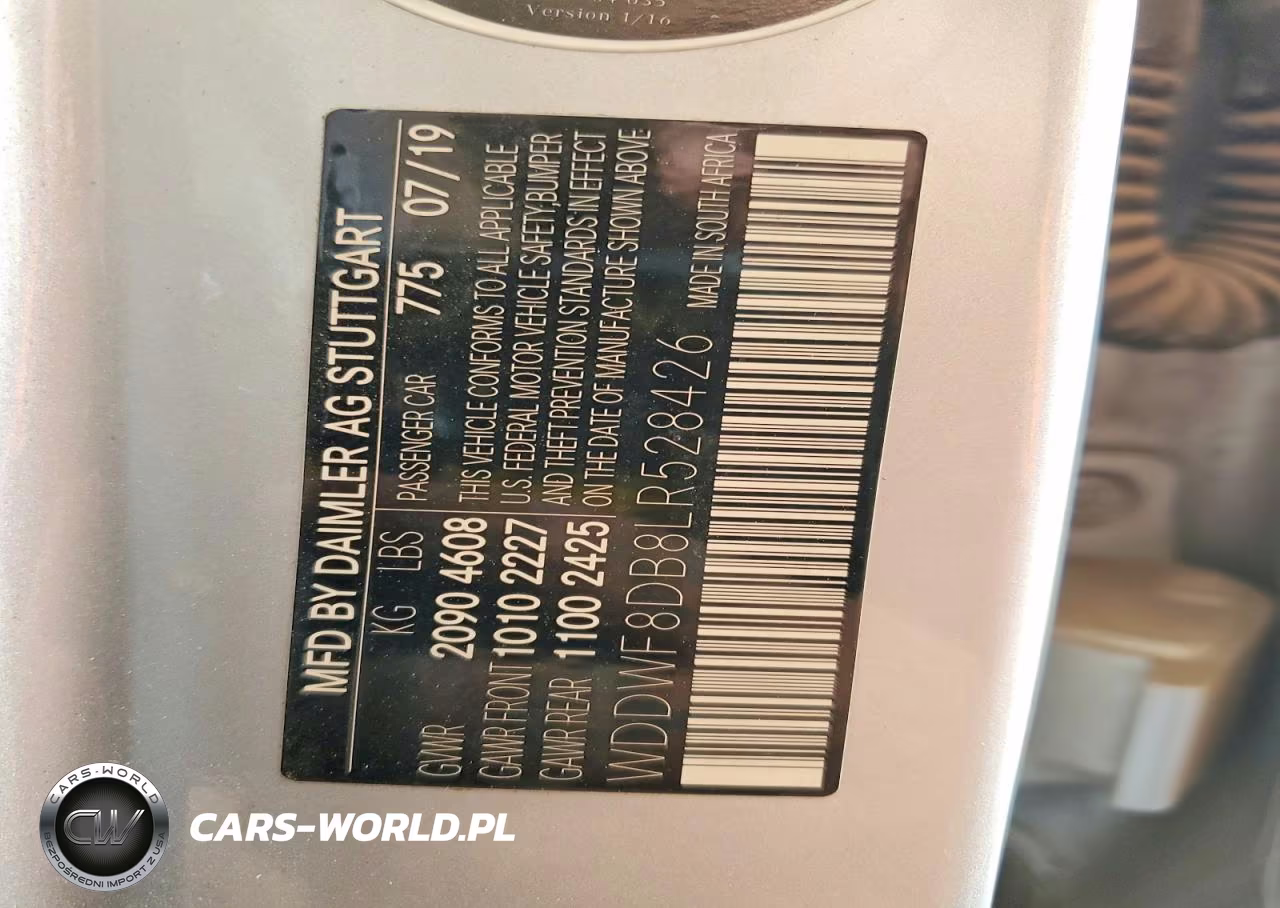 2020 Mercedes-Benz C 300 VIN:WDDWF8DB8LR528426 - 13