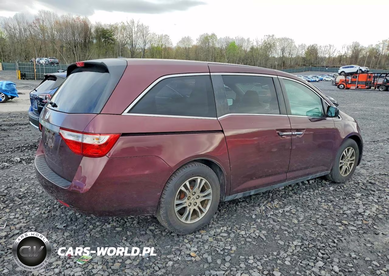 2012 Honda Odyssey Exl VIN:5FNRL5H61CB096666 - 3