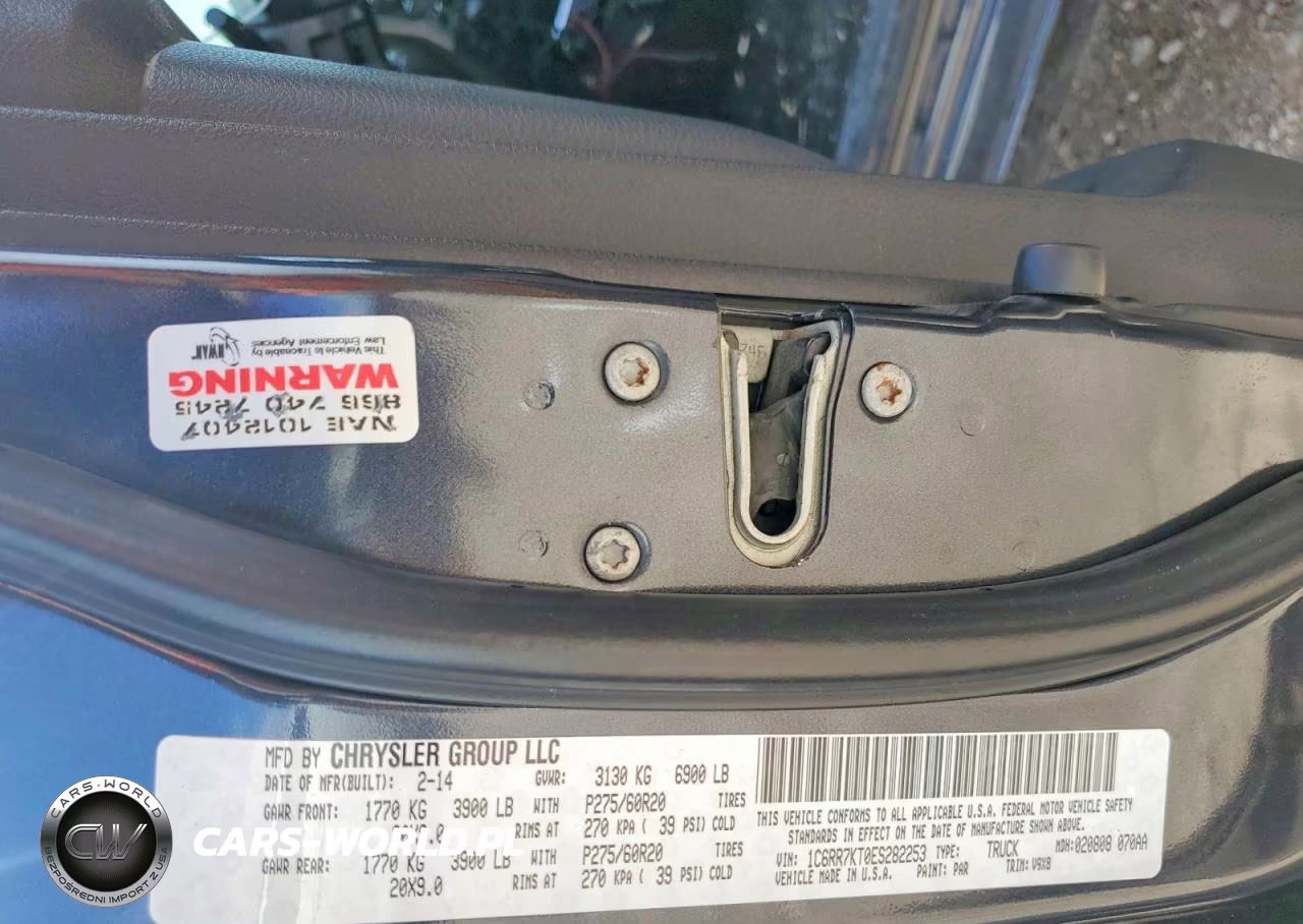 2014 Ram 1500 St VIN:1C6RR7KT0ES282253 - 12