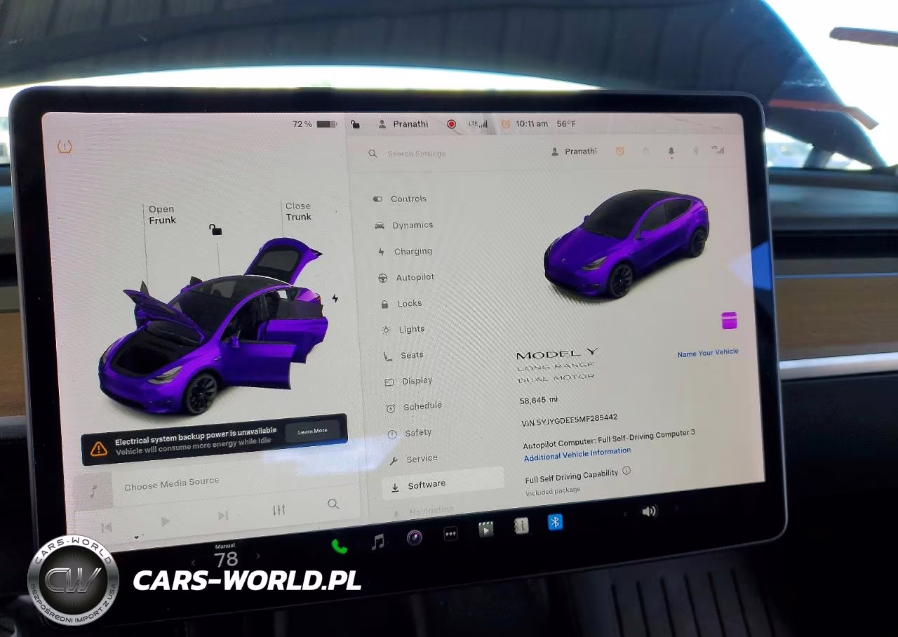2021 Tesla Model Y VIN:5YJYGDEE5MF285442 - 9