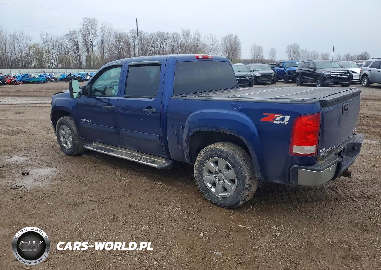 2013 GMC Sierra K1500 Sle VIN:3GTP2VE71DG179646 - 2