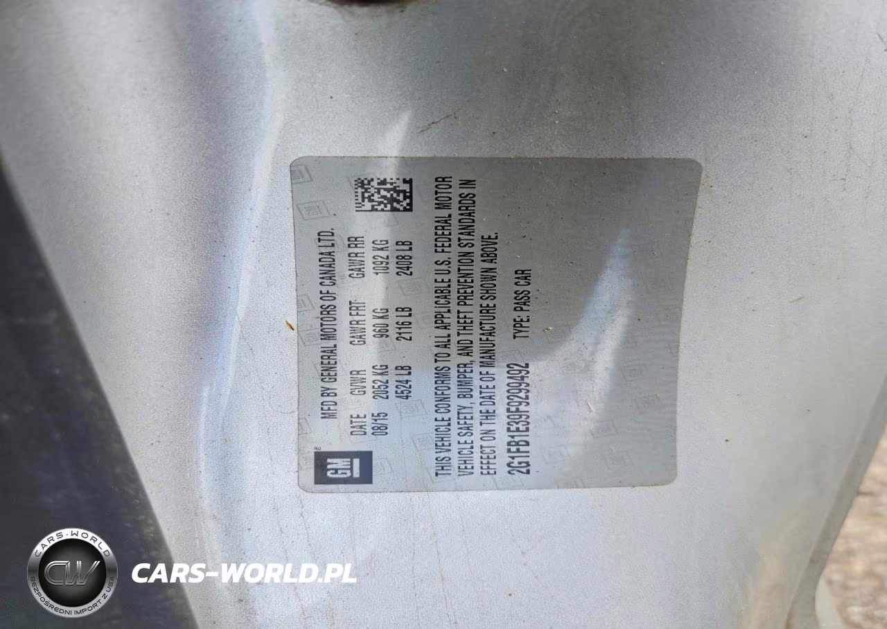 2015 Chevrolet Camaro Ls VIN:2G1FB1E39F9299492 - 12