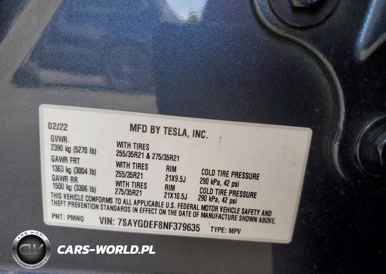 2022 Tesla Model Y VIN:7SAYGDEF8NF379635 - 13