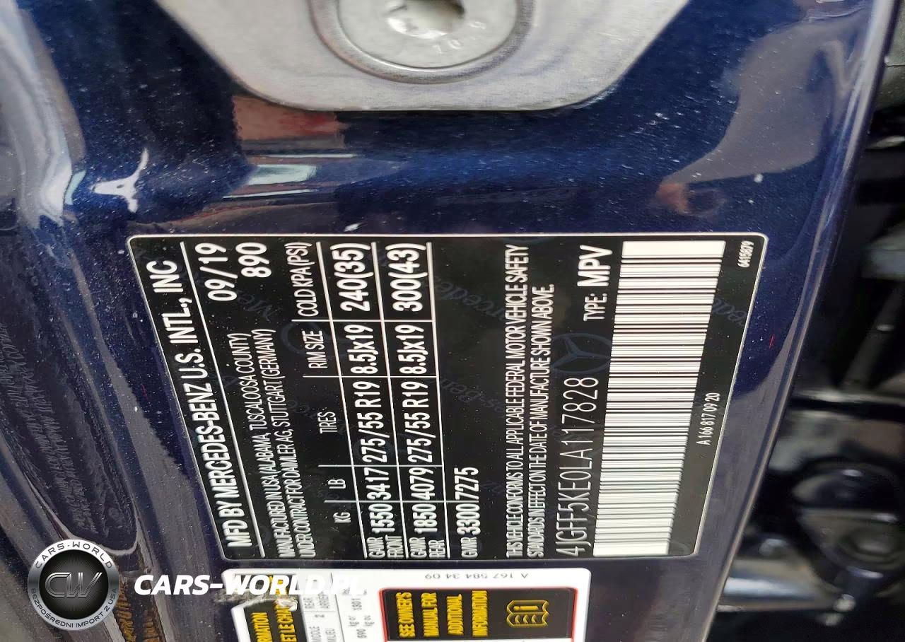 2020 Mercedes-Benz Gls 450 4Matic VIN:4JGFF5KE0LA117828 - 13