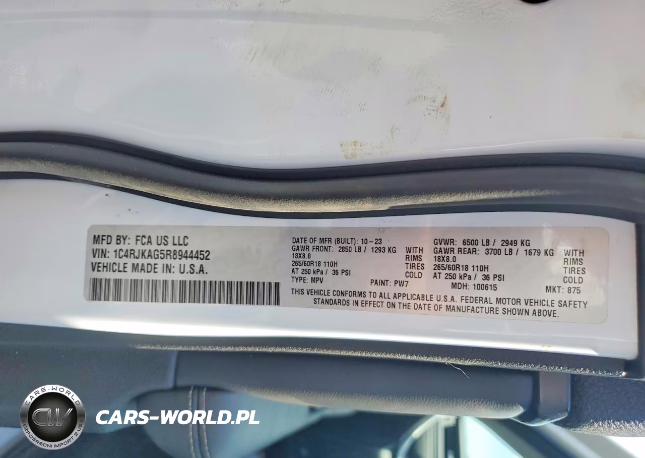 2024 Jeep Grand Cherokee L Laredo VIN:1C4RJKAG5R8944452 - 12