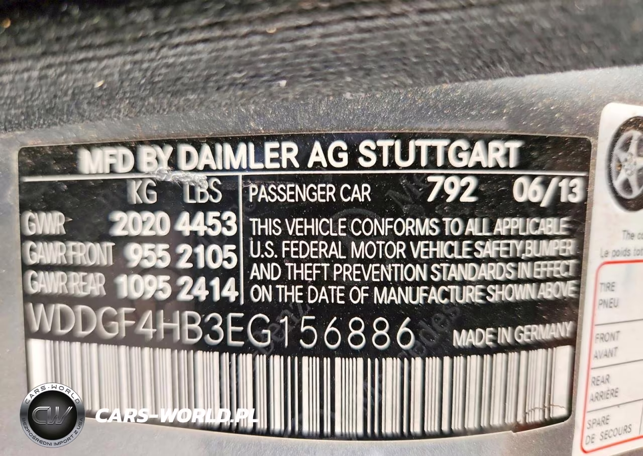 2014 Mercedes-Benz C 250 VIN:WDDGF4HB3EG156886 - 12