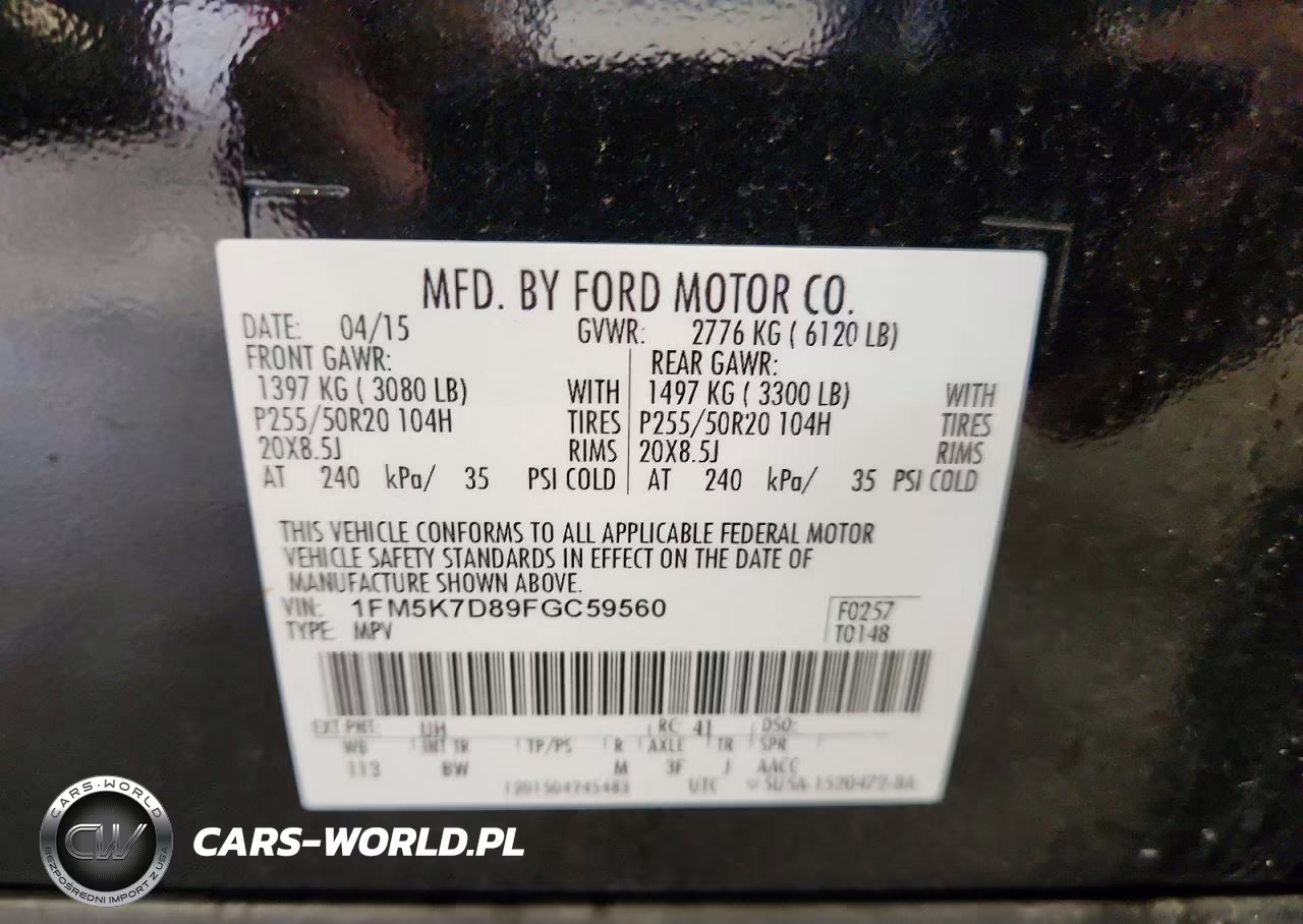 2015 Ford Explorer Xlt VIN:1FM5K7D89FGC59560 - 13