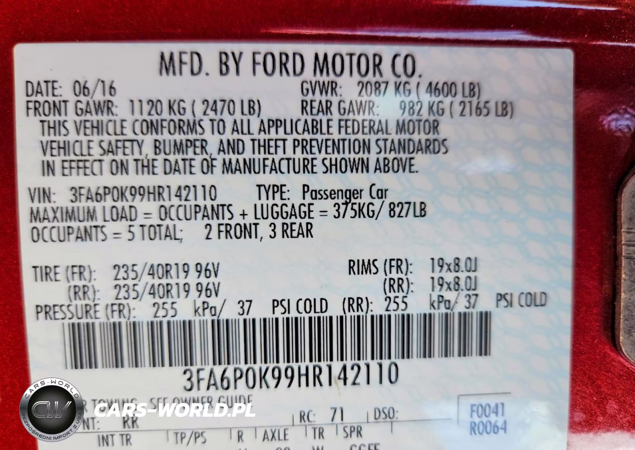 2017 Ford Fusion Titanium VIN:3FA6P0K99HR142110 - 13