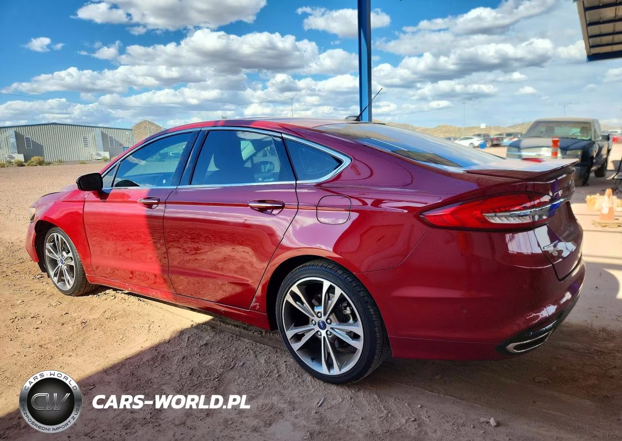 2017 Ford Fusion Titanium VIN:3FA6P0K99HR142110 - 2