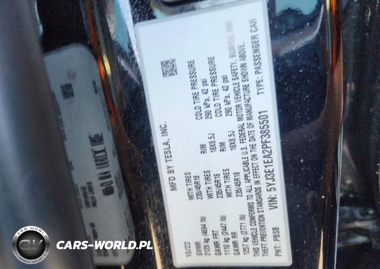 2023 Tesla Model 3 VIN:5YJ3E1EA2PF385501 - 13