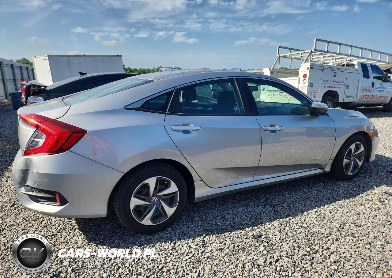 2020 Honda Civic Lx VIN:19XFC2F68LE016631 - 3